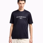 AX Armani Exchange Jersey-Lyocell T-Shirt – Embroidered | Export Stock Lot
