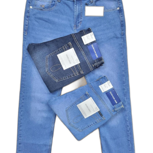 Calvin Klein Men’s Denim Pants – Export Stock Lot Garment Factory Supplier