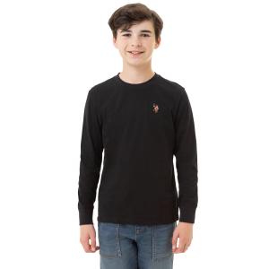 U.S. Polo Assn. Boys’ Long Sleeve Solid T-Shirt – Original Stock Lot (Wholesale Export Ready)